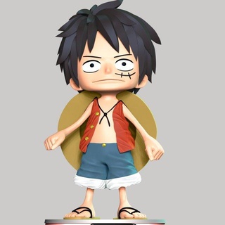one piece - luffy young free figurines onepiece anime manga 3dprint 3dprinting figure comic animal gamecharacter cute boy 3d print model - Mito3D