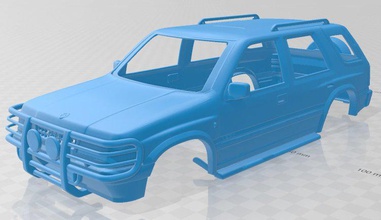 opel frontera 1992 yazdırılabilir vücut araba yuvası scalextric tamiya rc miniz hobi mikro paletli 3d print model - Mito3D