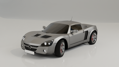 opel speedster 3d model in yarış 3dexport araba çekmek arabalar 10 3d print model - Mito3D