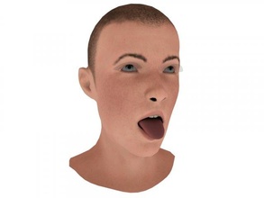 open mouth character mouth head tongue lowpoly teeth male female