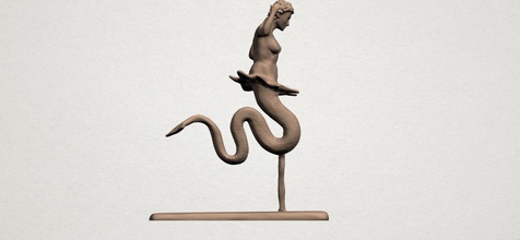 ophidian interior decorative detailed house decor characters miniatures figurines sculpture animal snake 3d print model - Mito3D