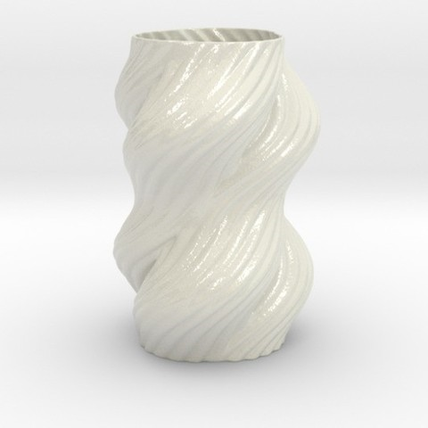 biologique vase 3d impression modèle in décor 3dexport vaso fleurs 3D print model - Mito3D