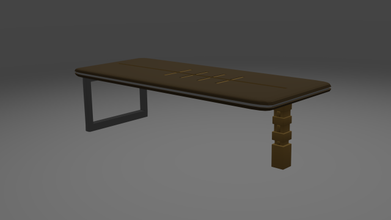 original table free metal 3d print model - Mito3D