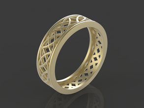 enfeite anel 3d impressão modelo in argolas 3dexport moda sólido elegante projeto conforto arte ouro dourado joalheria jóias prata platina aço masculino 3d print model - Mito3D
