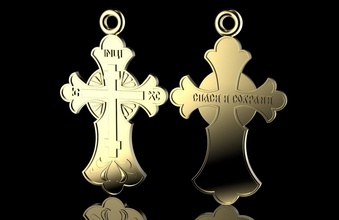orthodox cross 3d print model in pendants 3dexport jewelry jewellery pendant chrisitan religiou-object fashion beauty fashion-and-beauty printable cnc 3d print model - Mito3D