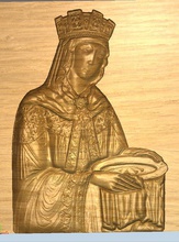 orthodox icon of sts queen helena 3d print model in scans replicas 3dexport 3d print model - Mito3D