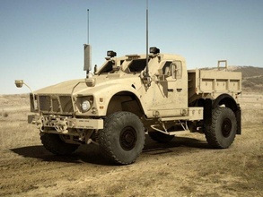 oshkosh atv ladung träger 3d modell transport 3dexport base nützlichkeit militär fahrzeug krankenwagen matv rettung pick up lkw afghanistan irak krieg ied explosiv beständig 3d print model - Mito3D