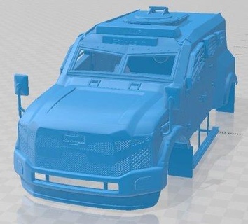 oshkosh Sand Katze v2 druckbar Körper Wagen Automobil Slot scalextric tamiya rc miniz Hobby Mikro 3d print model - Mito3D