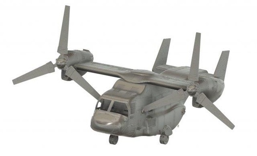 osprey v22 military aircraft scale 118 toys v-22 tiltrotor vertical takeoff landing rotorcraft airborne operations combat rescue tactical transport assault maritime capabilities defense marine 3d print model - Mito3D