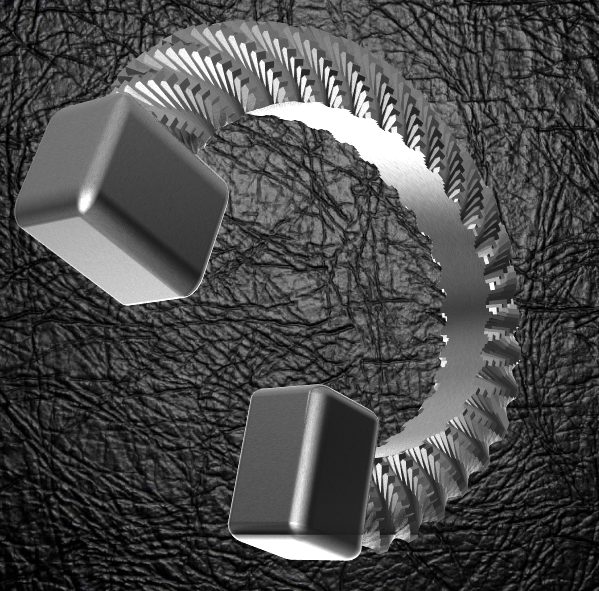 oval beşgen bileklik kol bilezik manşet moda modern zarif takı tasarım 3D print model - Mito3D