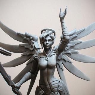 overwatch collezione figure donna creatore Vedova misericordia moira serramentista d 3d print model - Mito3D
