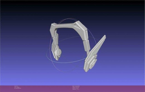 aşırı izleme 2 versiyon dva kulaklık yazdırılabilir model kopya Kostüm oyunu video bilimkurgu overwatch d va Led 3d print model - Mito3D