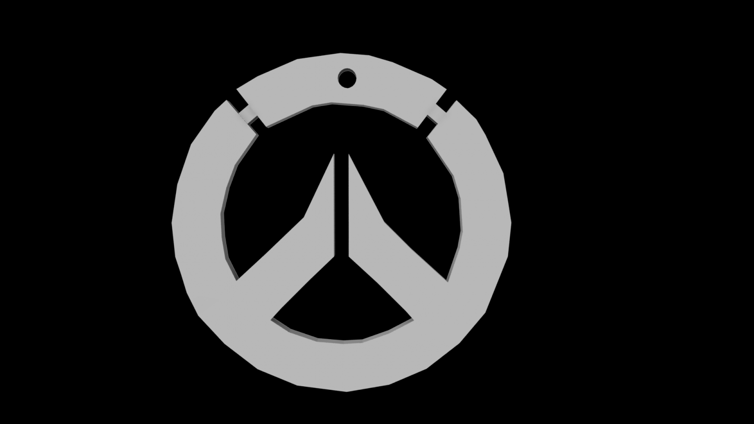 logo 3d yazıcı hazır overwatch kolye küpe oyun 3D print model - Mito3D