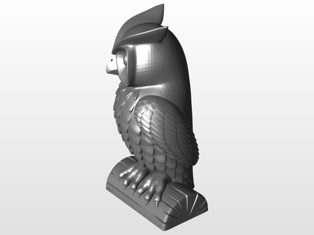 owl 3D print model - Mito3D