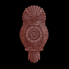 owl 3d print model in sculpture 3dexport cnc stl artcam aspire router ingraver relief woodvorking woodkarving 3d print model - Mito3D