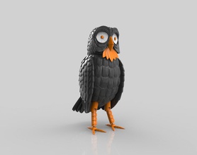 baykuş 3d yazdır model in figürinler 3dexport kuş yaban hayatı doğa vahşi otostop hayaletler lanetli konak disneyland karakter sanat heykeller heykel şekil savaşçı zbrush minyatürler 3d print model - Mito3D
