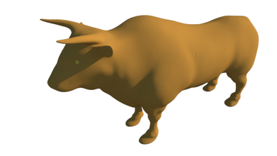 ox pull animals cow lion horse 3d print model - Mito3D