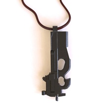 p90 rifle of fn pendant 3d print model in pendants 3dexport jewelry jewellery militaria 3d print model - Mito3D