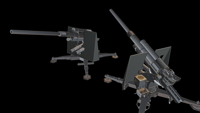 pac bouclier de canon les réservoirs guerre le tonnerre wow wows 3d modèles la modélisation l'impression d'impression jouet panzer panzerkampfwagen 3d print model - Mito3D