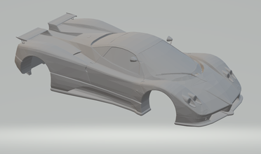 pagani zonda s diecast slotcar slot car hotwheels race ferrari scx 3d print model - Mito3D