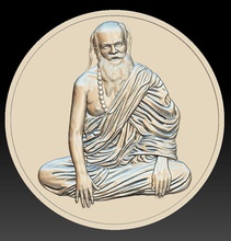 ak swamigal-sasthra bandham - soccorso 2018 art religione il ritratto san buddismo est figura uomo swamigal sasthra bandhan di bassorilievo la medaglia scultura 3d print model - Mito3D
