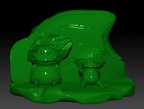 pancho rancho frogs anime tv 80s mexico texas desert 3d print model - Mito3D