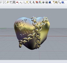 pandora heart 3d print model in 3dexport bracelet 3d print model - Mito3D