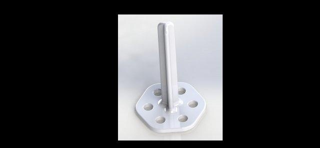 kağıt havlu Kulp destek mutfak yemek 3d print model - Mito3D