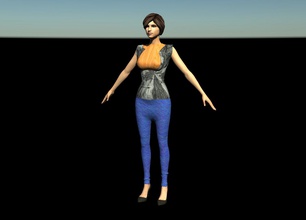 party dress 3d print model in clothing 3dexport fashion women wear cloth 3dmodel 3d print model - Mito3D
