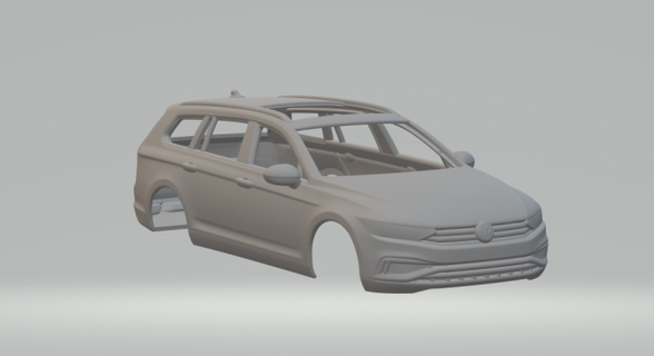 passat variant 2020 vehicle diecast hotwheels slotcar hot wheels toys print race car 3d print model - Mito3D