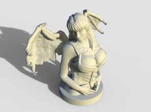 patricia vamire girl vampirella stl nsfw woman character 3d print model - Mito3D