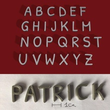 Patrick büyük harf küçük 3d harfler stl dosya yazmak alfabe 3dletters 3dprint 3dmodel Metin yazı tipi tipleri tip dil dekorasyonlar gadget 3dlettering işaret hobi ev yapımı 3d print model - Mito3D