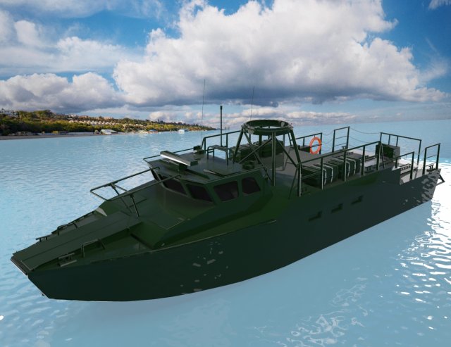 patrol boat 3d model in 3dexport navy mark ship military security vessel special warship sea coastguard ocean coast war defense guard yacht 3D print model - Mito3D