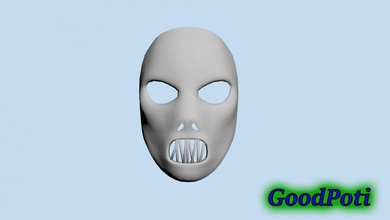 paul gri maske 3d yazdır model in oyun aksesuarlar 3dexport slipknot 1996 müzik adam oğlan kask dedrick metal grup 3ds obj stl baskı nu oyunlar 3d print model - Mito3D
