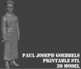 paul joseph goebbels goe nazi stl 3ds ww2 3d print model - Mito3D