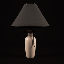 paul tabelle lampe verkauf 3d modell 3dexport keramik sahne papier indigo 3d print model - Mito3D