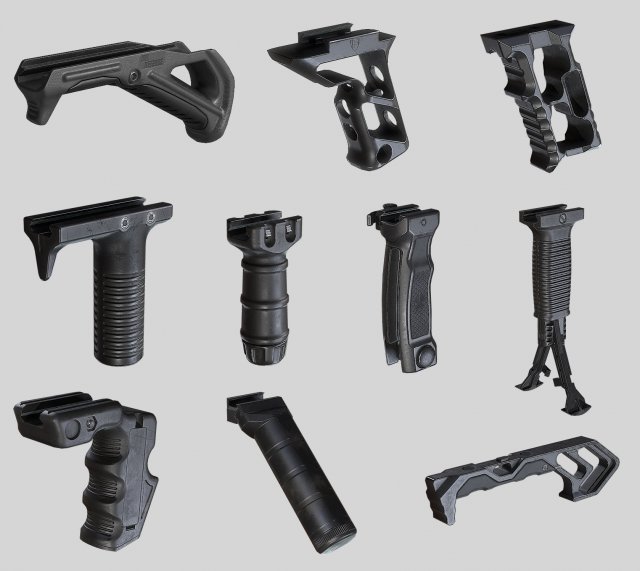 pbr tactical grips pack p