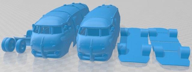 pegaso bacalao imprimible camión automotor espacio scalextric Tamiya rc miniz pasatiempo micro 3d print model - Mito3D