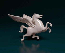 Pegasus Pegas Krieg Legende Mythologie gedruckt druckbar stl obj Statue 3d print model - Mito3D