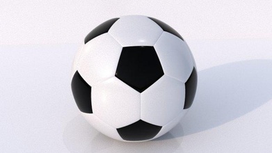 pelota futbol 3d impressão modelo in 3dexport futebol bola bolas esporte desenho animado brinquedos arte imprimível stl 3d print model - Mito3D