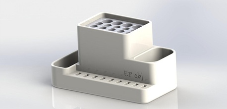 pen holder maxi desk model pencil desktop print organizer 3d print model - Mito3D