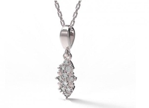 pendant 107 3d print model in pendants 3dexport gold engagement ruby sapphire emerald diamond jewelry design brilliant setting gem 3d print model - Mito3D