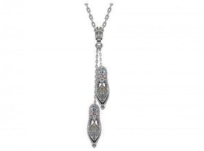 pendant 156-1 jewellery gold silver pendants diamond shoes beautiful 3d print model - Mito3D