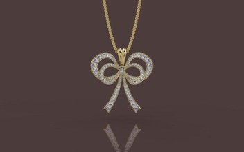pendentif 404 bijoux pingente Collier mode beauté dentelle bijou design jewelry3d imprimable diamant chaussure 3dmdesign pendentifs glaçons joyas joyas3d 3d print model - Mito3D