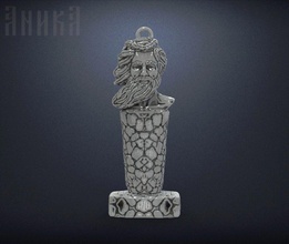 pendentif ancien slave dieu stribog 3d impression modèle in panneaux logos 3dexport porte clés sergey anikin bibelot charme 3d print model - Mito3D