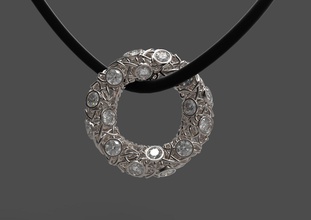 pingente de pedras preciosas pendan pingentes jóias jóia gemas 3d print model - Mito3D