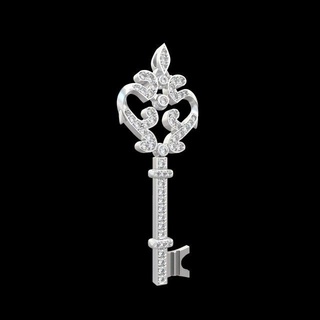 pendentif p043 pendentifs or argent bijoux mode charme Trésor doigt mineur bijou conception luxe bague sterling boucles d'oreilles 3d print model - Mito3D