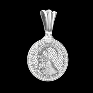pendant p060 capricorn pendants gold silver silverjewelry jewelry fashion glamor treasure finger miner charm jewellery jewel jewelrydesign luxury ring sterling earrings 3d print model - Mito3D