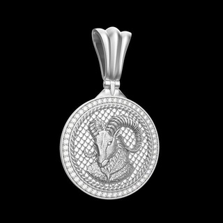pendant p062 aries pendants gold silver silverjewelry jewelry fashion glamor treasure finger miner charm jewellery jewel jewelrydesign luxury ring sterling earrings 3d print model - Mito3D