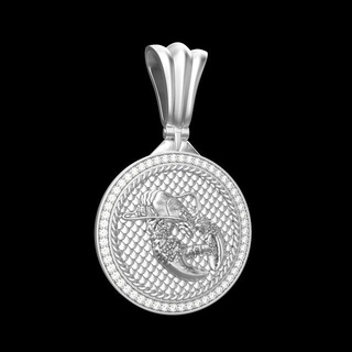 pendant p063 ancer pendants gold silver silverjewelry jewelry fashion glamor treasure finger miner charm jewellery jewel jewelrydesign luxury ring sterling earrings 3d print model - Mito3D